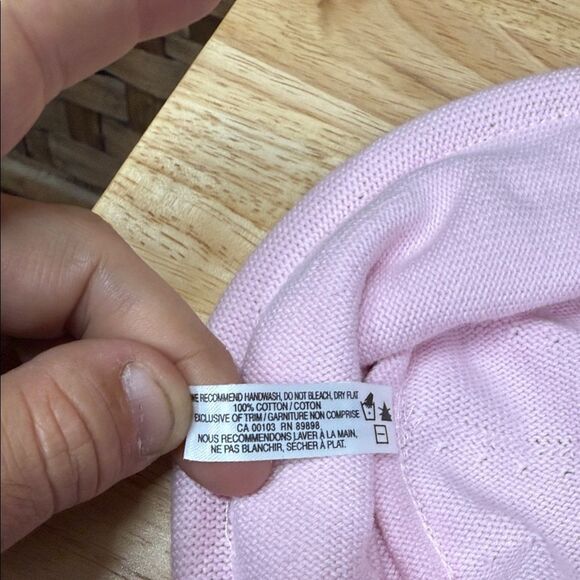 Vintage Elegant Pink Women's Hat with Floral Detail - Picture 5 of 5